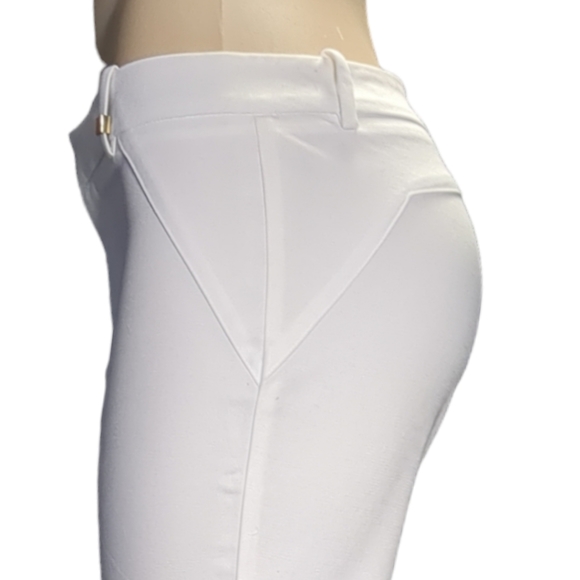 Calvin Klein White Ankle Pants Size 4 - Picture 4 of 14